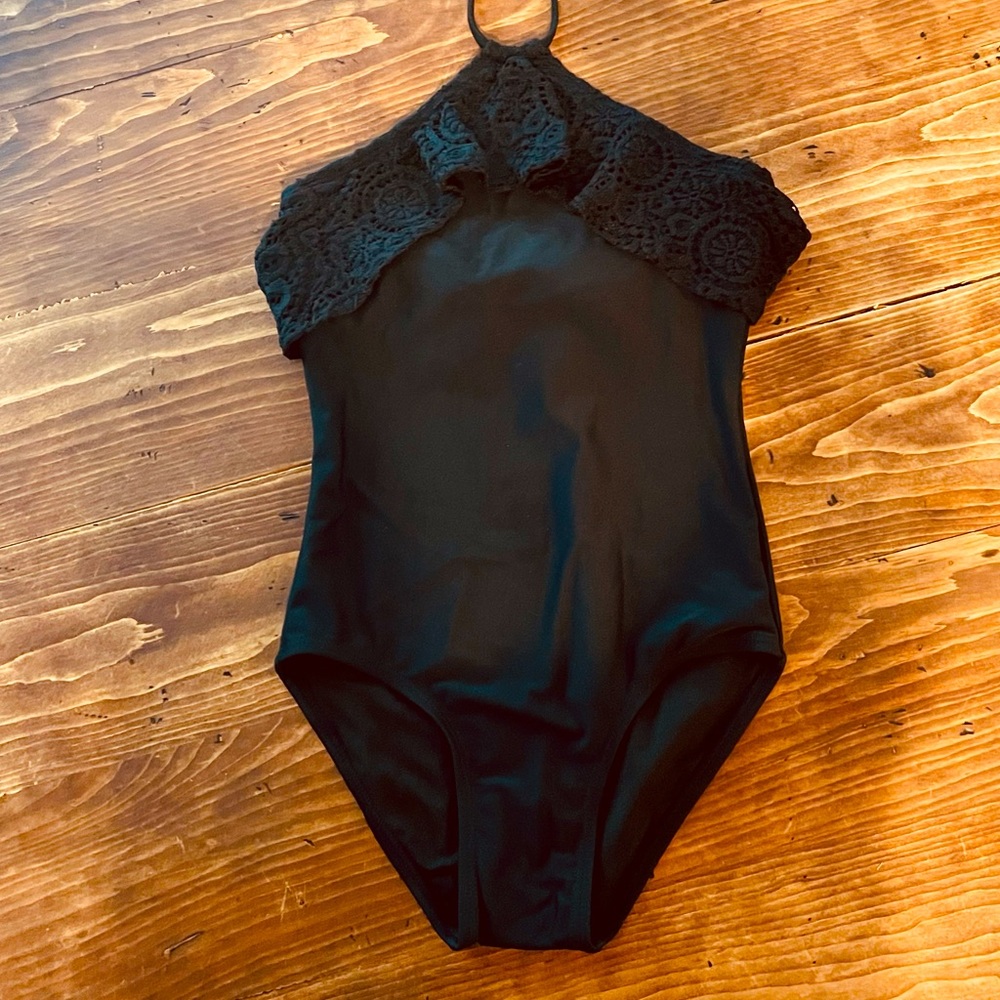 GOSSIP GIRL girls black bathing suit NWT SZ 8 - Picture 3 of 7